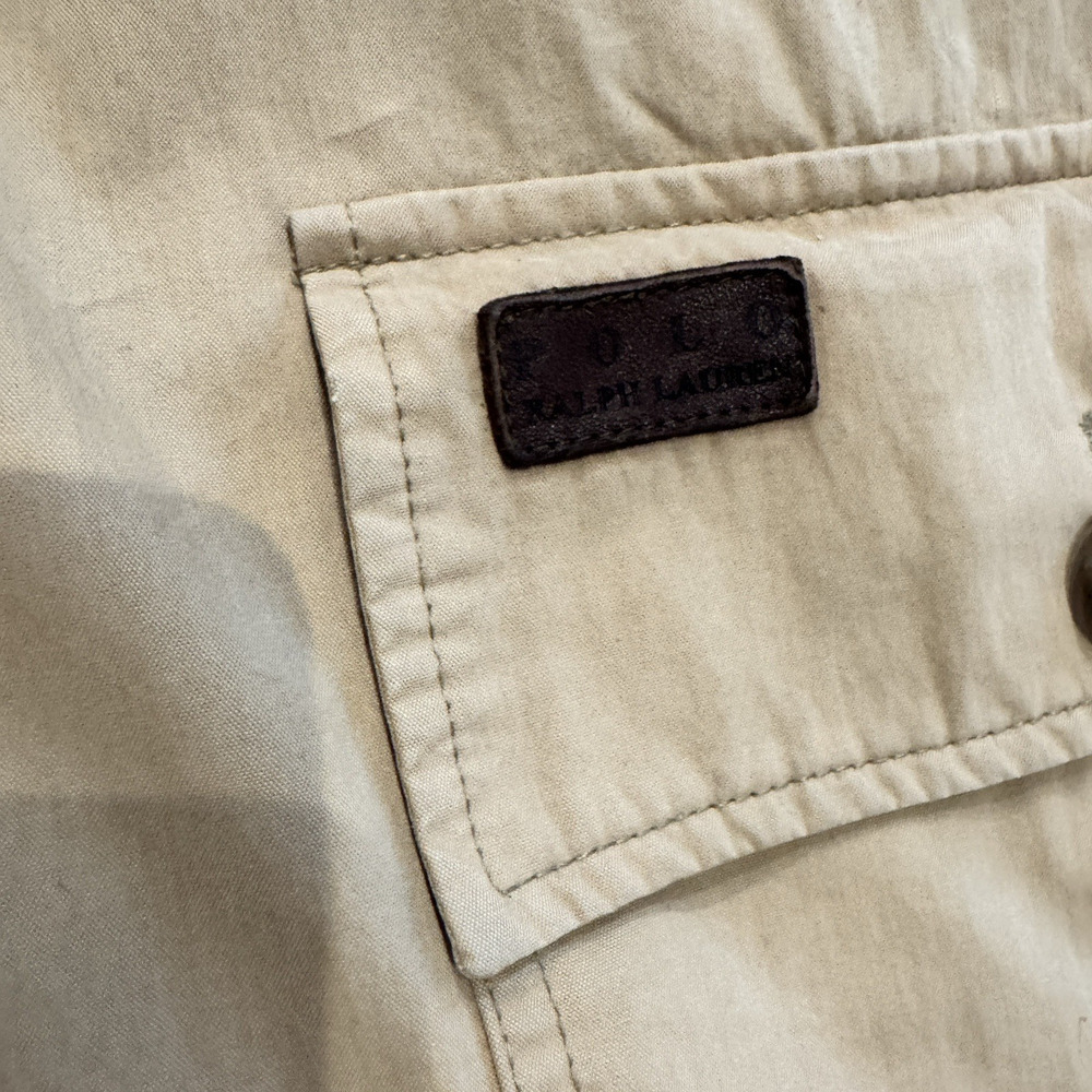 VTG Polo Ralph‎ Lauren Jacket Mens XL Brown Corduroy Collar Barn Chore Coat 90s - Picture 5 of 14
